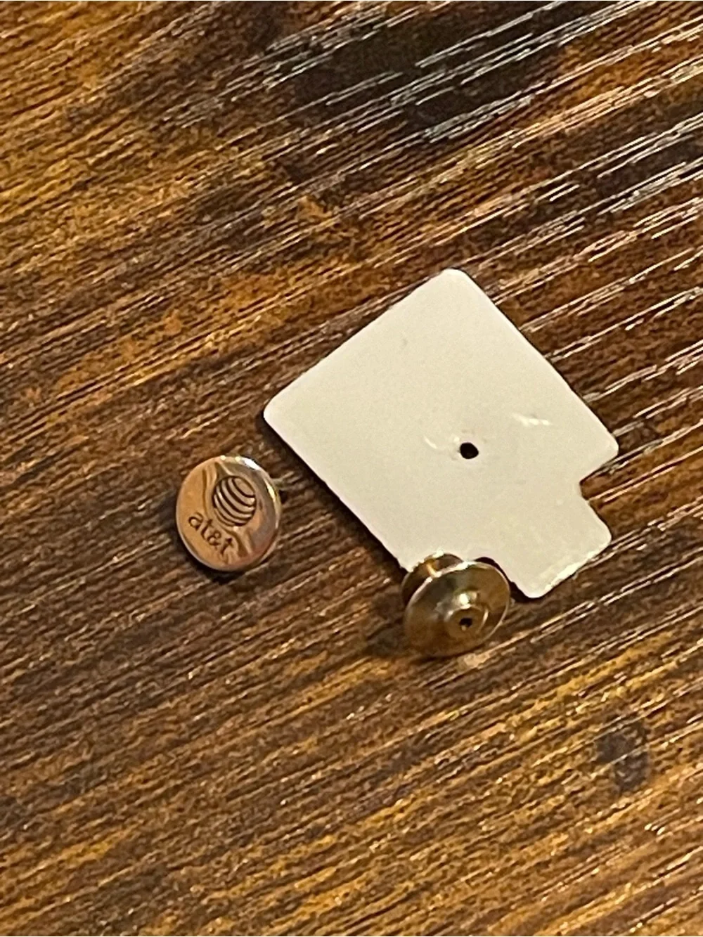 Vintage AT&T 10K Gold Filled Lapel Tie Tack Employee Logo